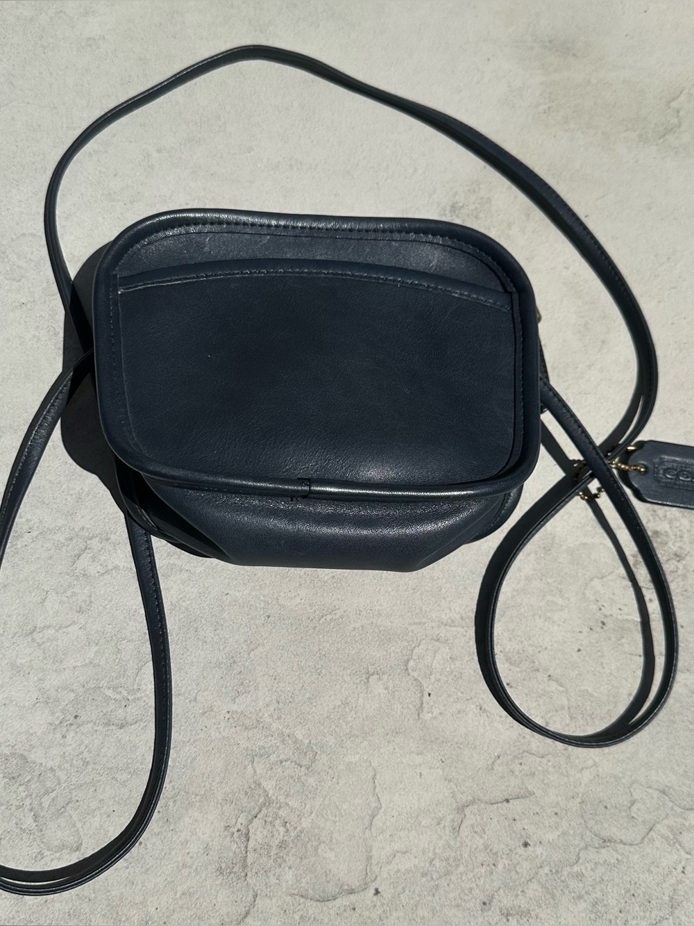 Vintage 90s Coach Hadley Crossbody in Navy #9935